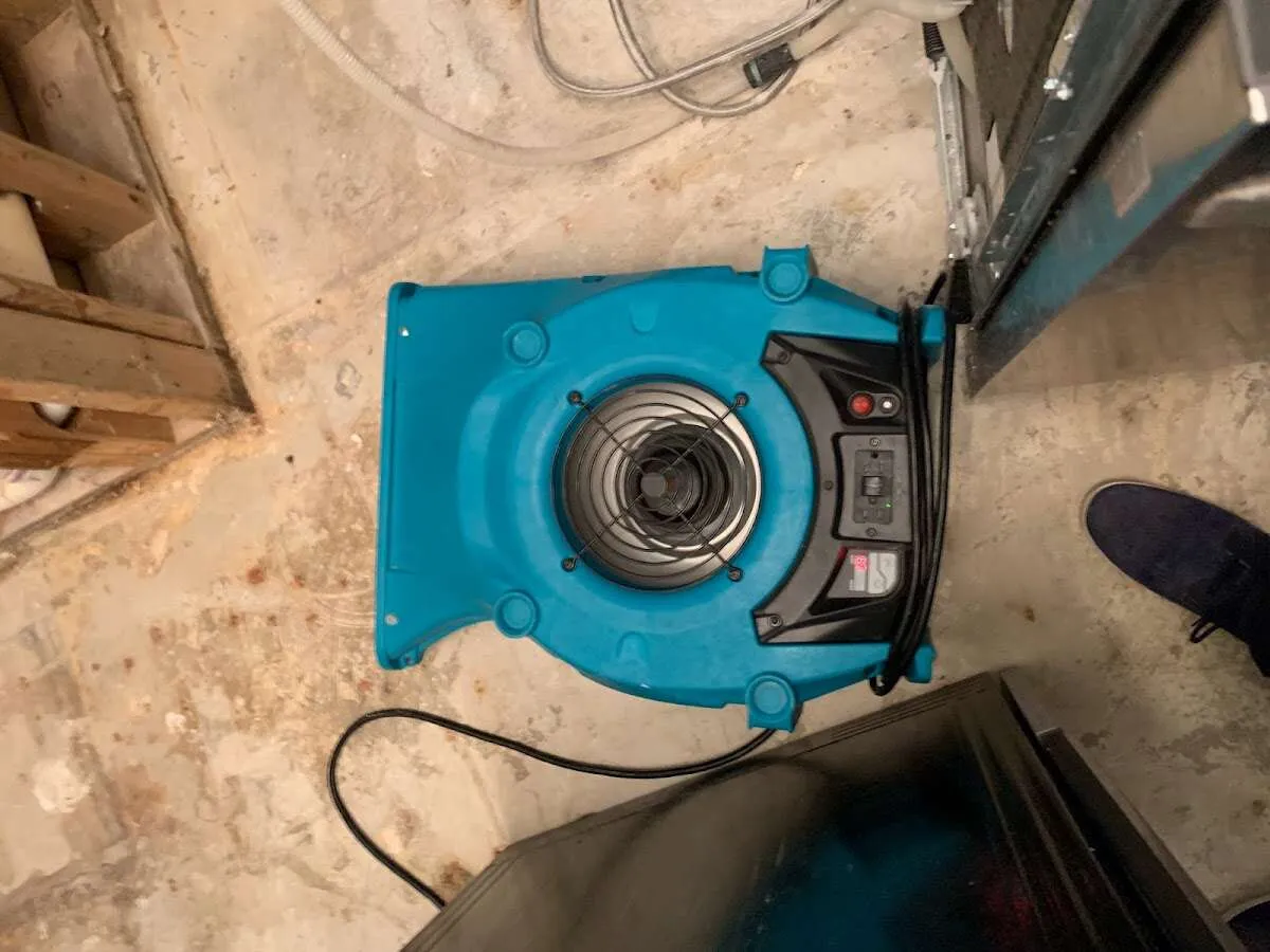 Air mover drying equipment for Mold Remediation & Removal in North Fair Oaks